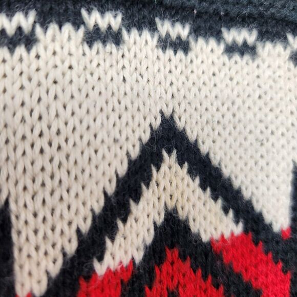Western Sweater Mens Sz‎ XXL Aztec Boho Navajo Knitted Chore Wear  Southwestern - Picture 4 of 12